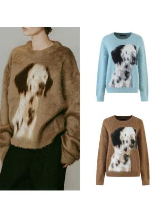 Pull pour chien de dessin animé haut de gamme: Tricot ample et douillet pour l'automne/hiver