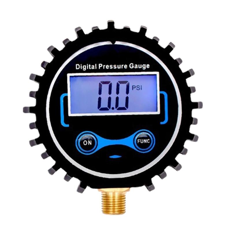 G1/G1/2 Pressure Meter Tire Pressure Gauge Digital Tire Pressure Gauge 0-250Psi Tyre Tire Air Pressure Gauge Mete