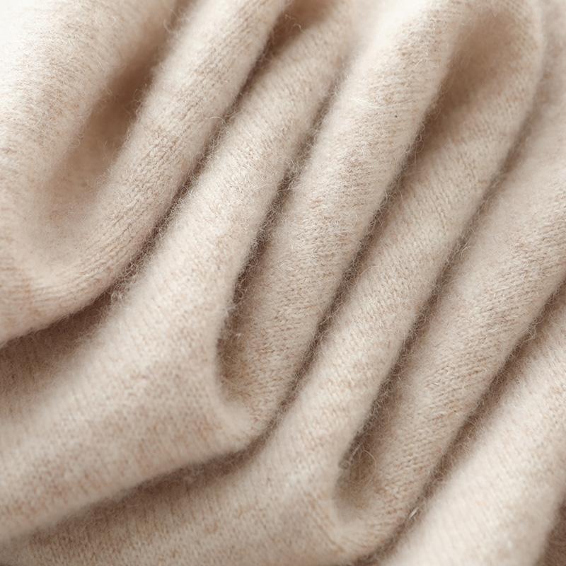 Women's Cashmere Dress Qinghe Cashmere 30% Cashmere 70% Wool Autumn and Winter Cashmere Skirt Soft and Warm