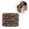 Vintage Leopard Scrunchy for Female Aesthetic Hair Tie Hair Styling Accessories Hair Bands for Casual and Formal 5PCS