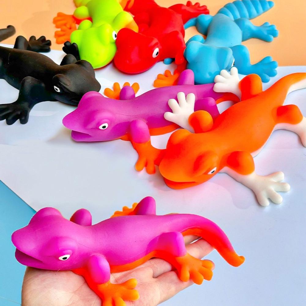 Simulation Lizard Stretchy Lizard Toy TPR Squeeze Fidget Toy Funny Squishy Toy  Children