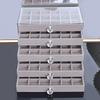New Transparent Home Desktop 5-Tier Countertop Drawer Jewelry Box Storage Box Earring Storage Box, Jewelry Boxes