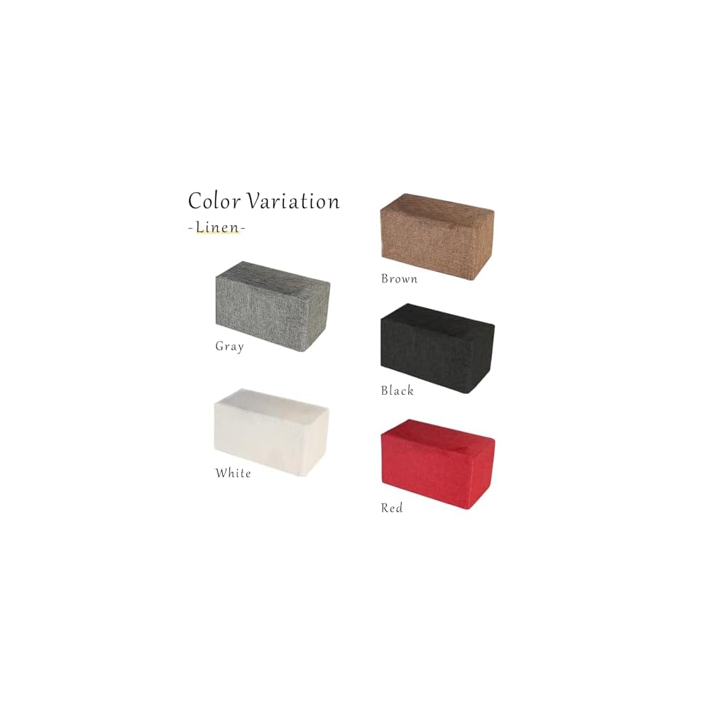 Sofa armrest, Catherine design, arm cushion, armrest, table, chair, red, linen, 20cm (height) x