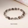 Original Natural Stone Beaded Bracelet - Women's Irregular Shape Crystal for Seaside Vacation Style