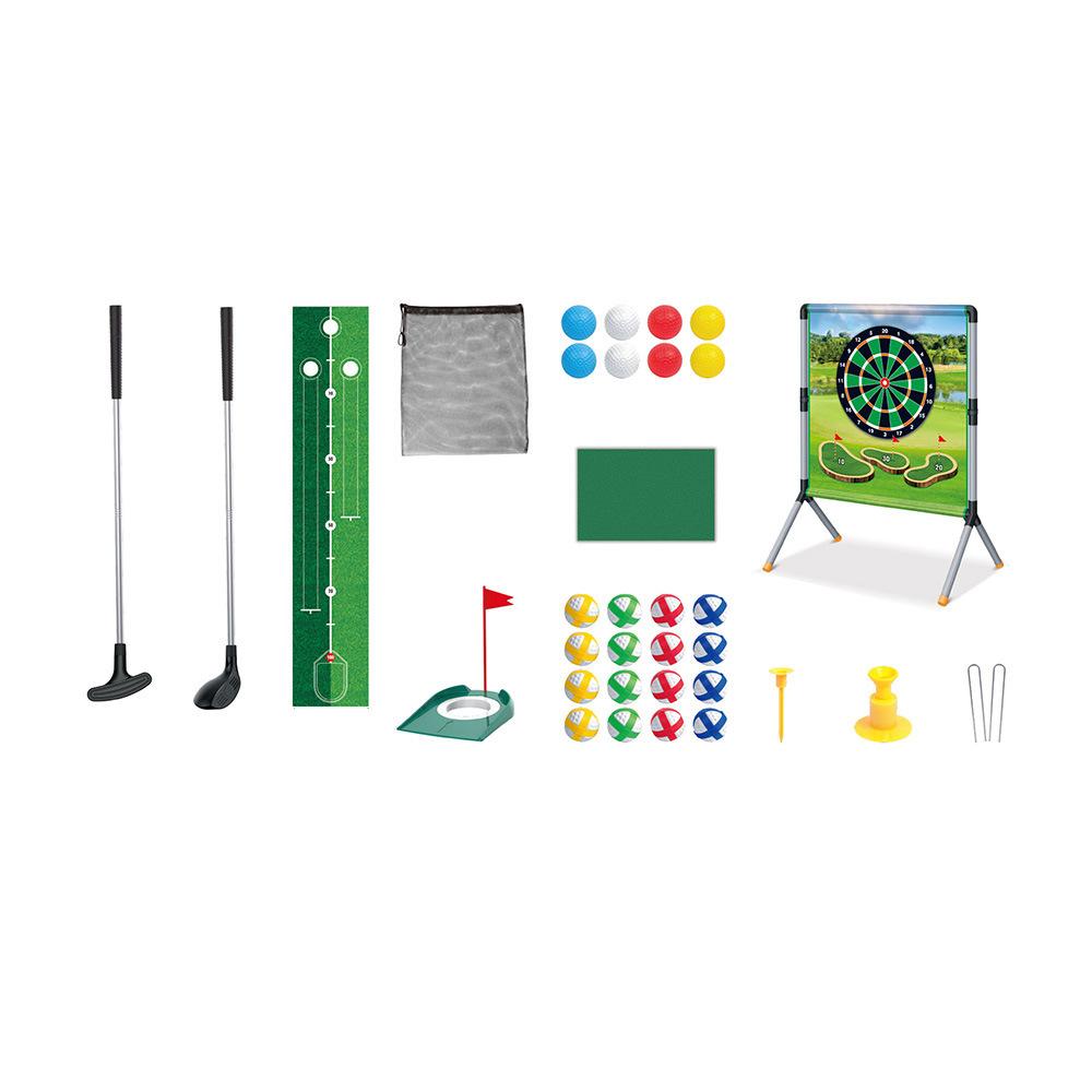 

Игра в гольф на открытом воздухе, игровая площадка для детей, подставка для гольфа на лужайке, игрушечный костюм 101#