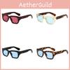 Retro Geometric Oversized Sunglasses For Men Women Uv400 Uv Protection Stylish Sunwear