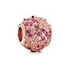 Rose Gold Series 925 Silver Cake Butterfly Cattle pendant Charm Bead Fit Bracelet Jewelry For Annversary Gifts