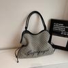 Women's Shoulder Bag Fashion Sweet Polka Dot Handbag Korean Casual Versatile Leopard Print Brown Frosted Tote Bags