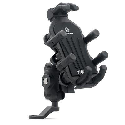 Motorcycle Phone Mount, Upgrade Anti-theft Ultra-Stable Bike Phone Holder,Phone Clamp for Motorcycle, Rearview Mirror Phone Mount for IPhone, Samsung