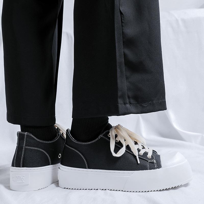 Offensichtlich Die Gleichen Board Schuhe Herren Atmungsaktiv Dicke Sohlen Erhöhen Höhe Pendeln Großer Kopf Derby Schuhe Lässige Lederschuhe 18868-R