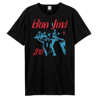Amplified Unisex Adult Slippery When Wet Bon Jovi T-shirt