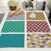 Mermaid Scales Placemat Geometric Placemat Coaster Table Decoration Mat Kitchen Posavasos Manteles Individuales Onderzetters