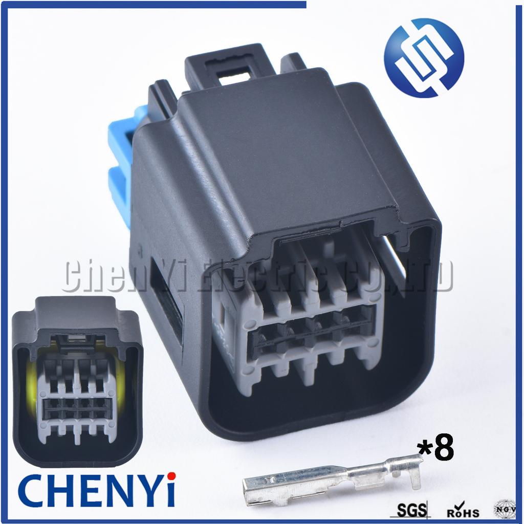 8 Pin Automotive Waterproof Steering Machine Assembly Plug Wiring Harness Cable Connector 13572498 for Geely Boyue