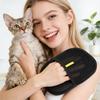 Pet Grooming Gloves 2 Pack, Includes 2 Sizes, Gentle Deshedding Hair Remover Mitt, Soft Massage Tool For Dogs & All Animals