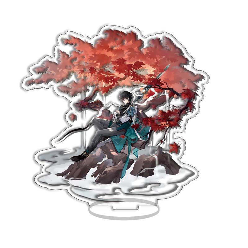 Mezzanine, Milk Tea Acrylic Standing Card, Ornament Game Merchandise 15Cm Desktop Decoration