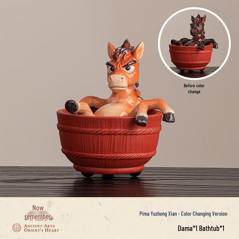 Color-Changing Tang Horse Tea Pet