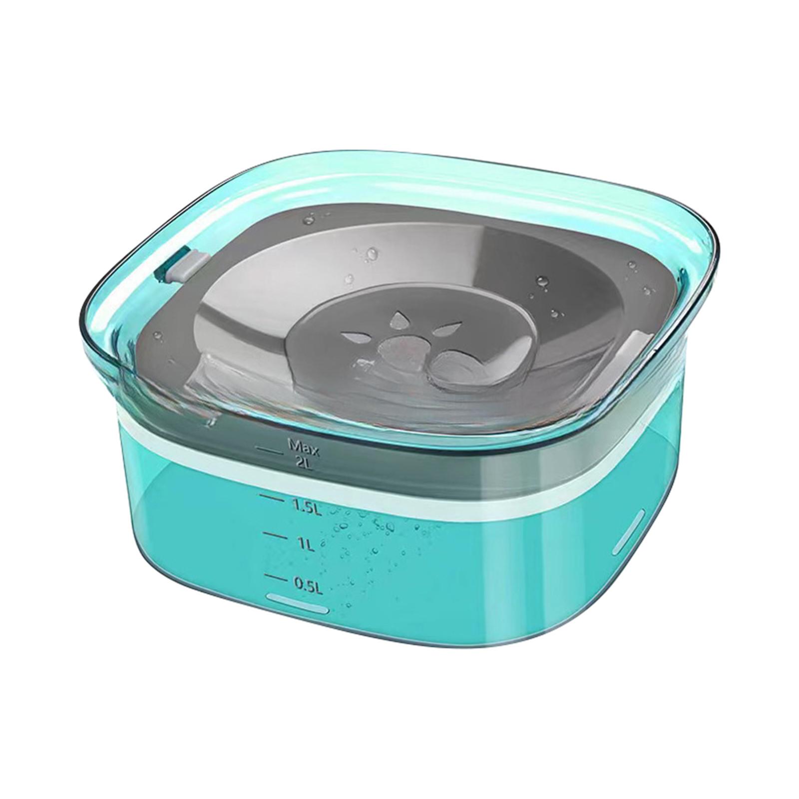 

Миска для води для собак Захищена від проливання, Велика миска для собак, що захищає від проливання, зменшує кількість заправок, стійка до безладдя. One Size зелений