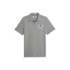 X BMW Riplwy Collaborative Letter Print Casual Short Sleeve Polo Shirt Men Polo Shirts Gray 621312-03