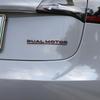 DUAL MOTOR Underlined Letters Emblem for Tesla Model Y 3 S X Car Styling High Performance Trunk Badge Sticker Chrome Black Red
