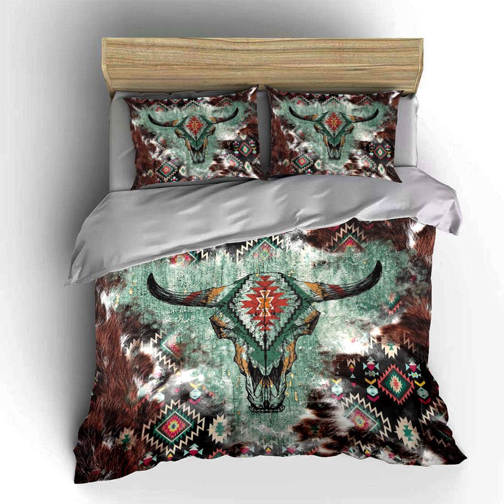"Tribal Skull Serenity Canvas" Bedding sets Duvet covers Pillowcases(1* Duvet Cover 2* Pillowcases without duvet insert)