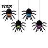 Realistic Haunted House Accents Happy Halloween Banner, Cloth Garland Horror Ghost Bat Spider Web Flags Scary Theme Party Props Honeycomb Ball