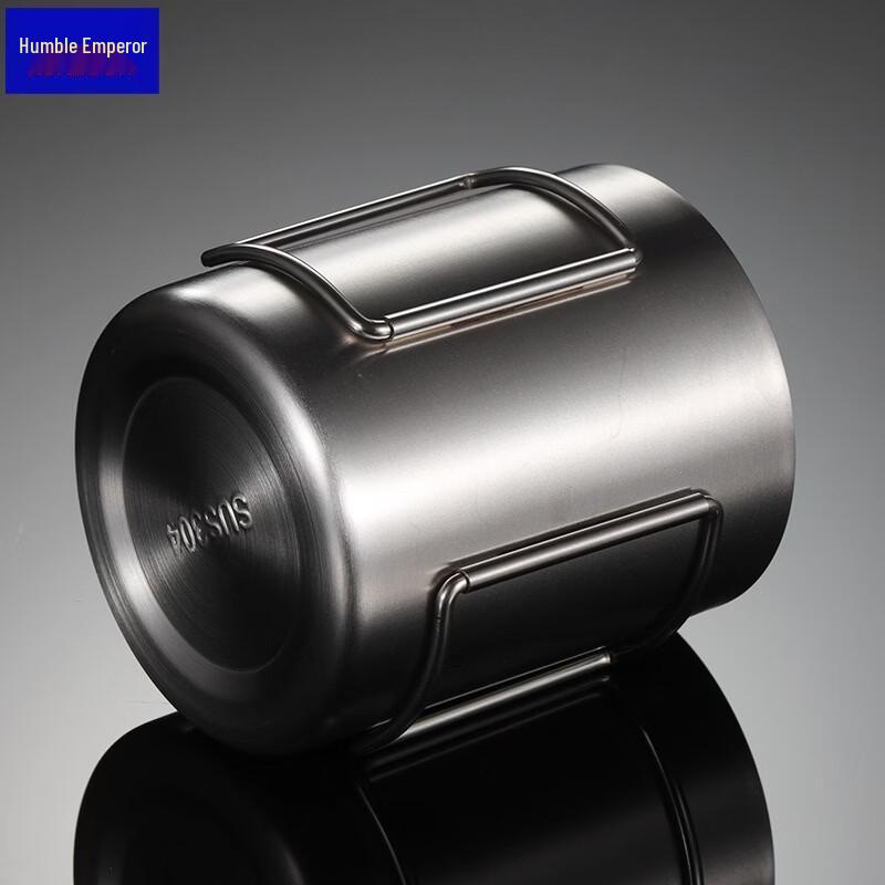 304 Stainless Steel Double-Layer Camping Mug
