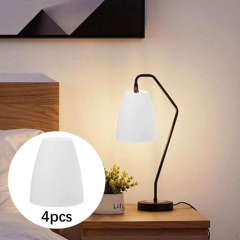 4 Pieces Decorative Lampshades, Easy Installation Light Cover for Home