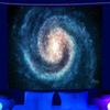 1pc Colorful Tapestry Universe Galaxy Printed Fluorescent Reusable Oversized Tapestry for Tapestry for Birthiday Gift Home Decor