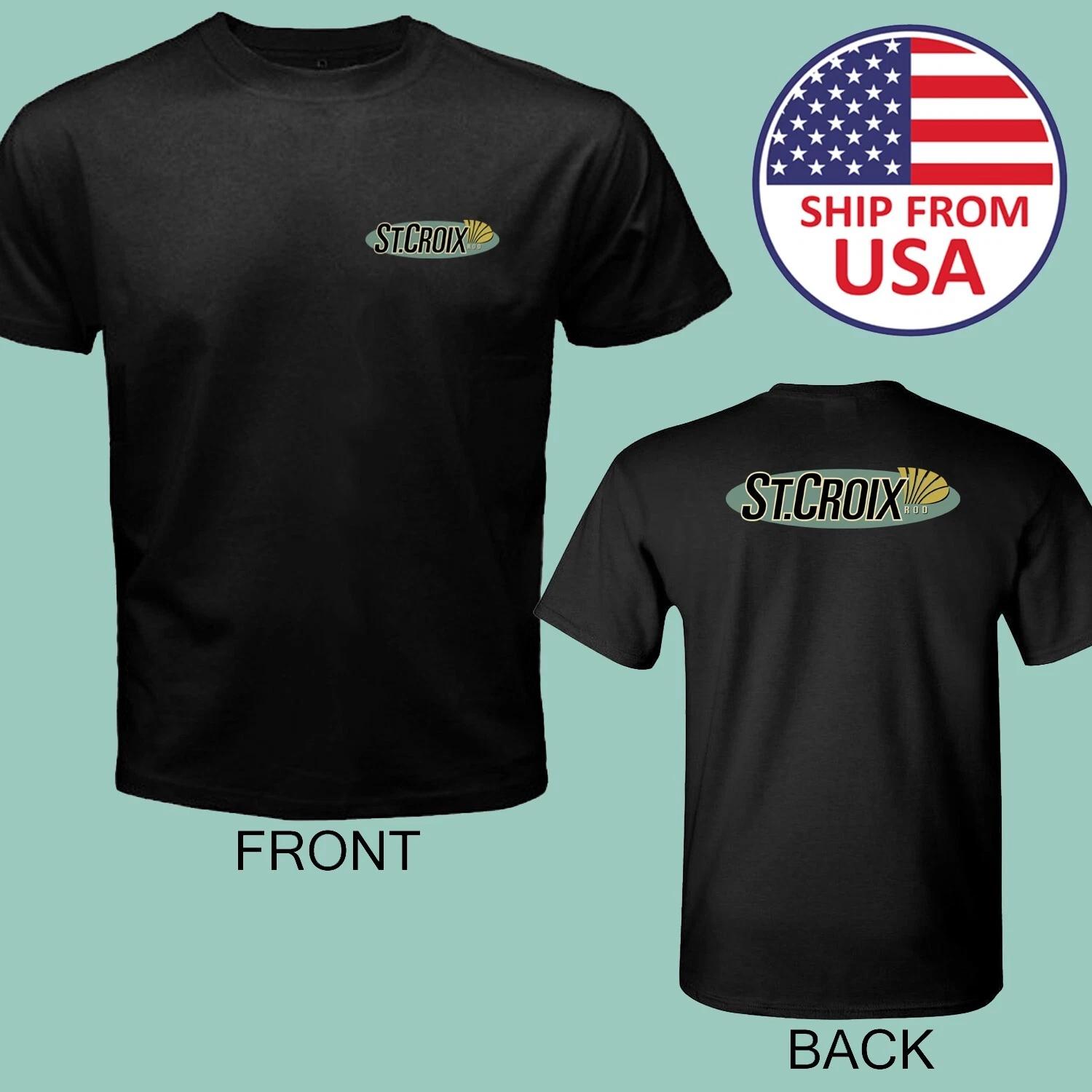 St. Croix Fishing Rod Tackle Men s Black Size S to 5XL S