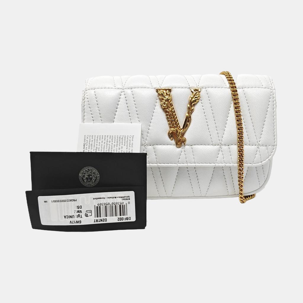 [Pre-Owned] Virtus Naplak Classic Logo Gold Chain Shoulder Strap Magnetic Closure Detachable Shoulder Strap Lambskin Clutch Cross - Very Good #1D560XV