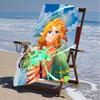 1pc Game Zelda Beach Towel, Beach and Seaside Swimming Pool Equipment, Fashion Pattern, Rectangular, Travel Essentials