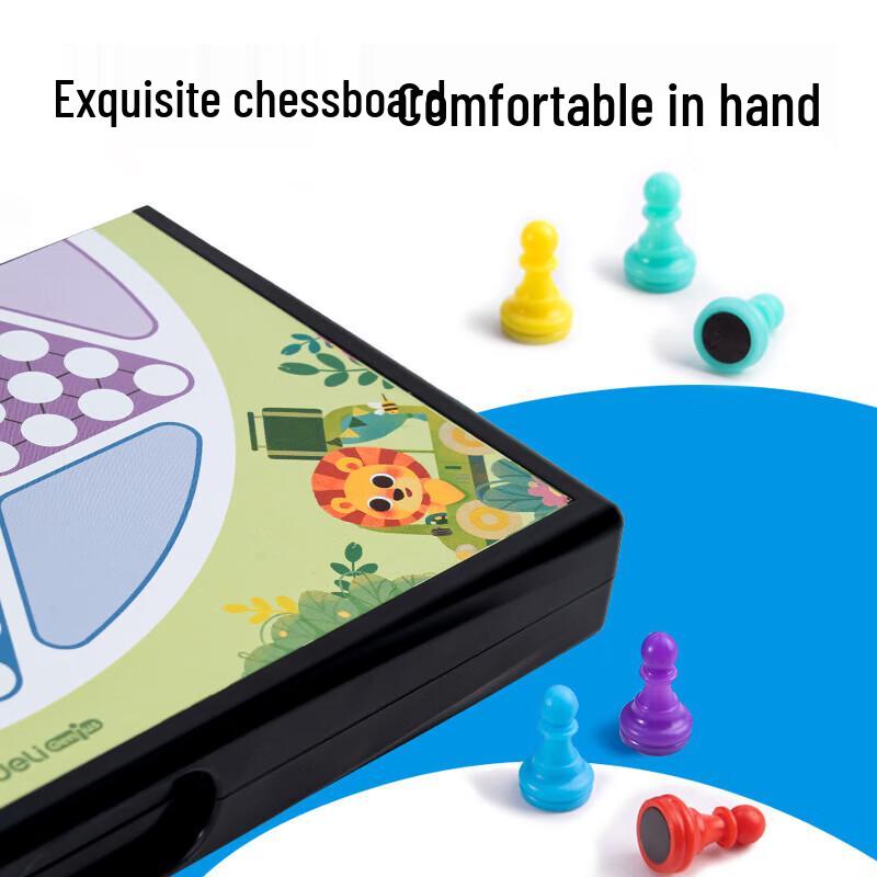 Deli Magnetic Checkers Game Set