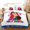 3D Print Karol G Mermaid Manana Sera Bonito SVG Bedding Set Single Double King Bed Set Children's Bedroom Duvet Set