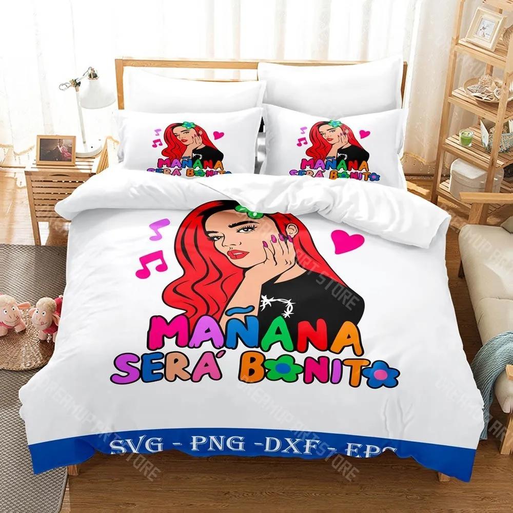 3D Print Karol G Mermaid Manana Sera Bonito SVG Bedding Set Single Double King Bed Set Children's Bedroom Duvet Set