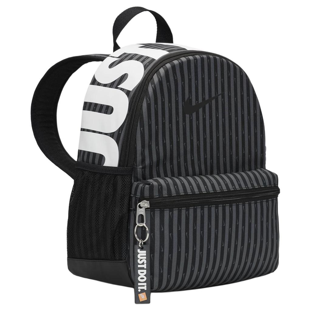 Nike Classic Stripe Design Recycled Polyester Mini Backpack Men Backpack Black FZ2619-068
