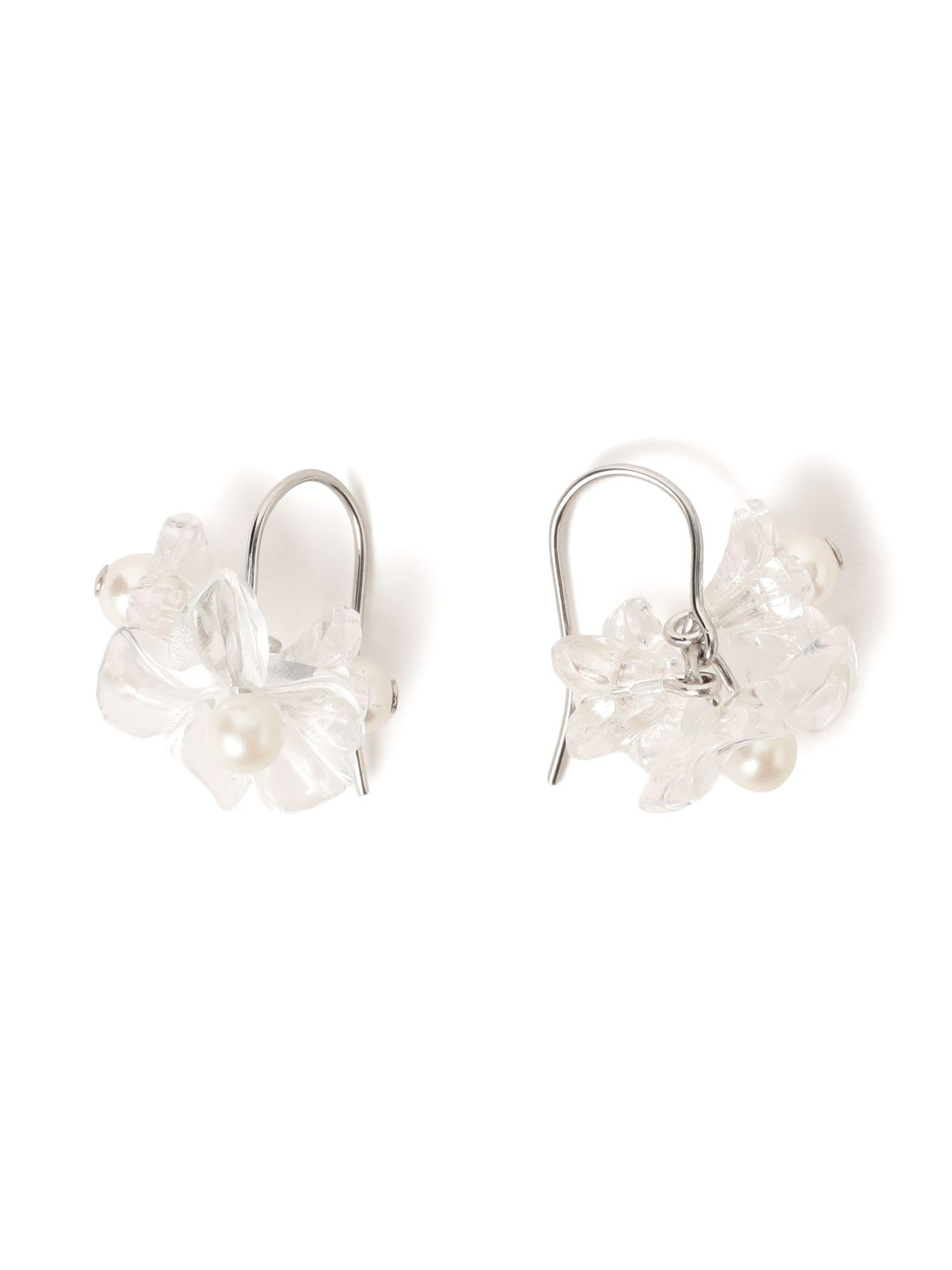 [Ray Beams] Accessories O. Pearl & FlowerPC Women s CLEAR FREE