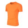 Men's Slim Fit T-shirt Short Sleeve Round Neck Sports Tee Quick-Drying Solid Color Casual Tee Shirt for Gym Fitness Daily Wear