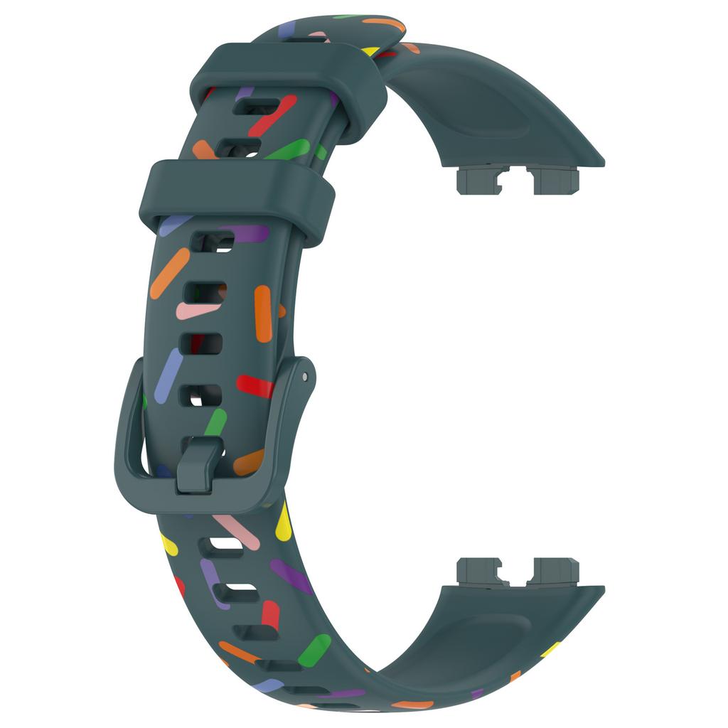 For Huawei Band 8/Band 8 NFC/Band 9/Band 9 NFC Colorful Spotted Silicone Strap Replacement Watch Band