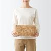 MUJI Rectangular 34cm X 23cm X 16cm Water Item 12361091 Basket, Medium, (W) (D) (H), Hyacinth, No. (Basket)