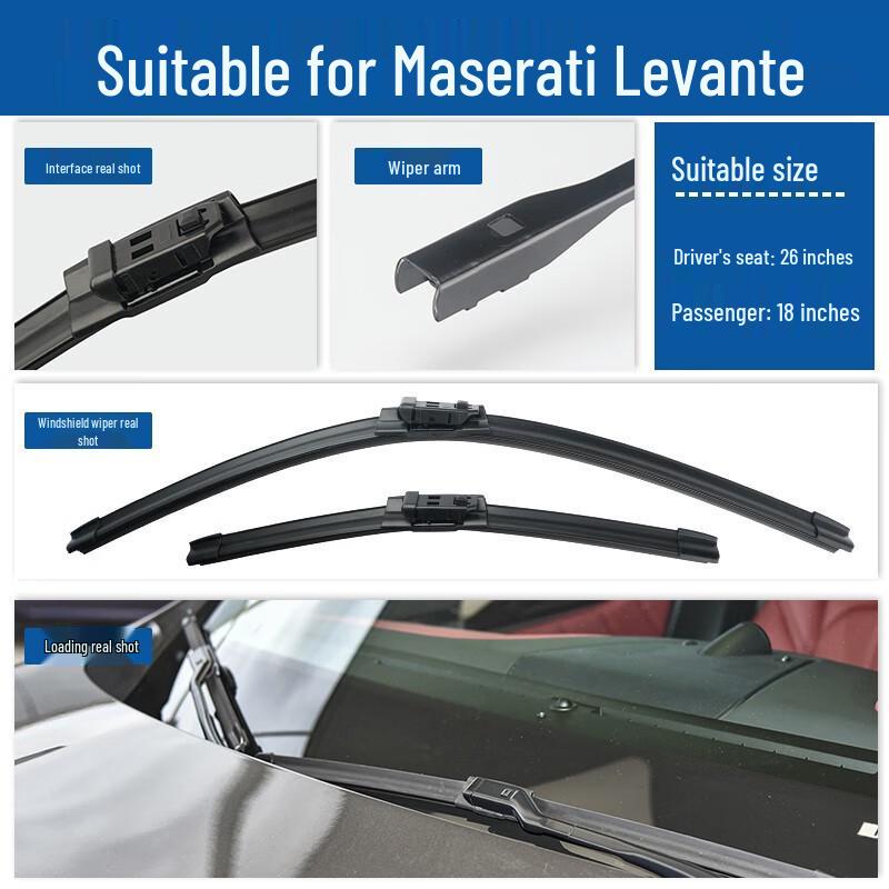 Front Wiper for Maserati Levante (2016-2022 Models)