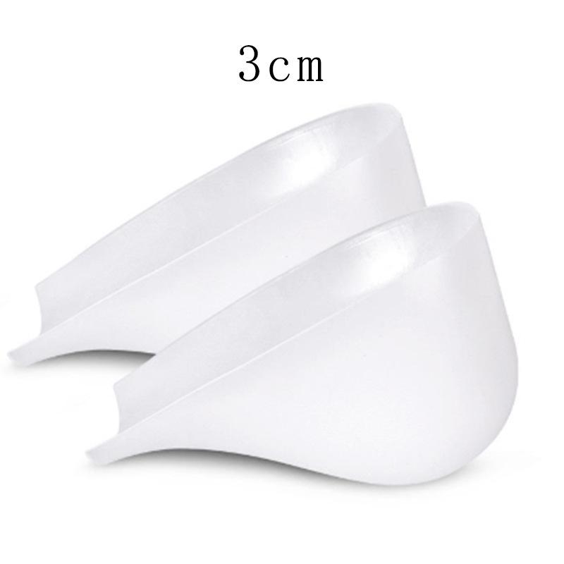 Silikon-Höhensteigernde Einlegesohle: Stoßdämpfendes, nicht vergilbendes Sport-Fersenpolster