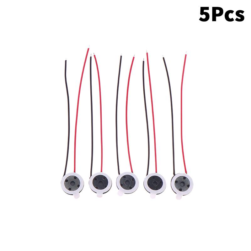 5/10 Pcs 8 Ohm 0.5/1W Round Speaker 10Mm Mini Ultra-Thin Loudspeaker Horn For Mobile Phone Computer Diy Repair