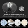 10 Pcs Clear Suction Cups PVC Vacuum Suction Cup Holder Plastic Suction Cups with Screws for Bathroom Kitchens Offices
