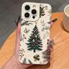Festival Christmas Tree Pattern Phone Case For iPhone 17 16 15 14 13 12 11 Pro Max 17 Air XS XR X 7 8 16 Plus 16E Soft Cover