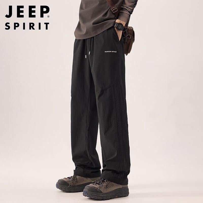 

JEEP SPIRIT Men s Loose Straight Fit Cargo Pants L