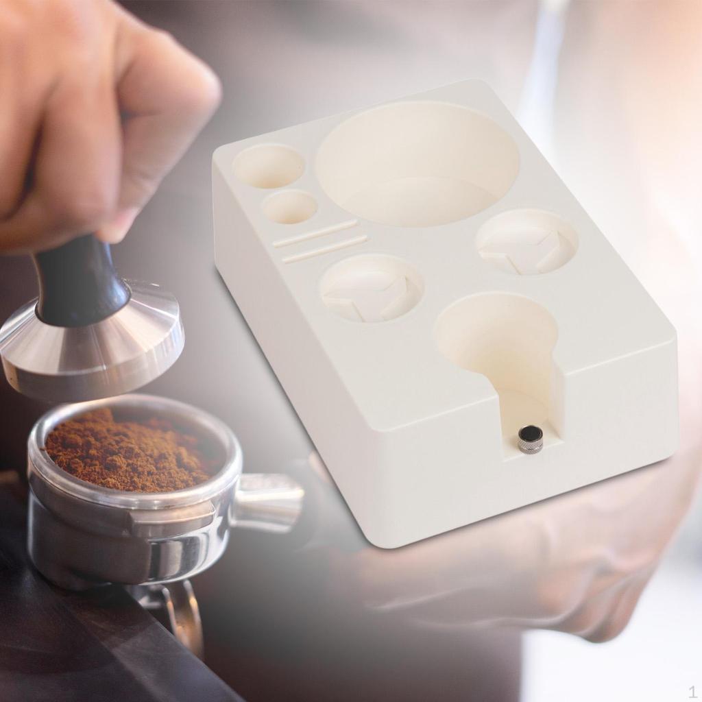 Coffee Holder Espresso Storage Box Universal Tool Non-slip Tamping Station for Countertop