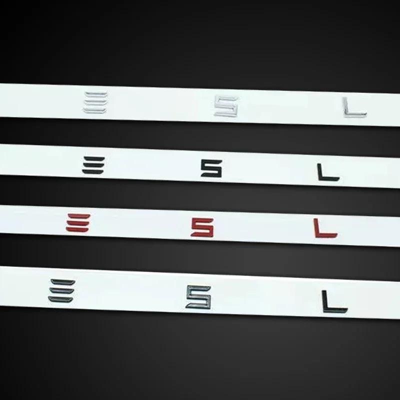 ICTB3 Applicable to Tesla TESLA rear end label MODEL/3/S/X car label, rear letter label, electroplated car label logo
