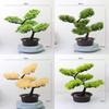 Home Decor Artificial Pine Tree With Plastic Material For Living Room And Office Display