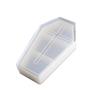DIY Epoxy Crystal Resin 3D Halloween Coffin Storage Box Mold with Lids for Decor