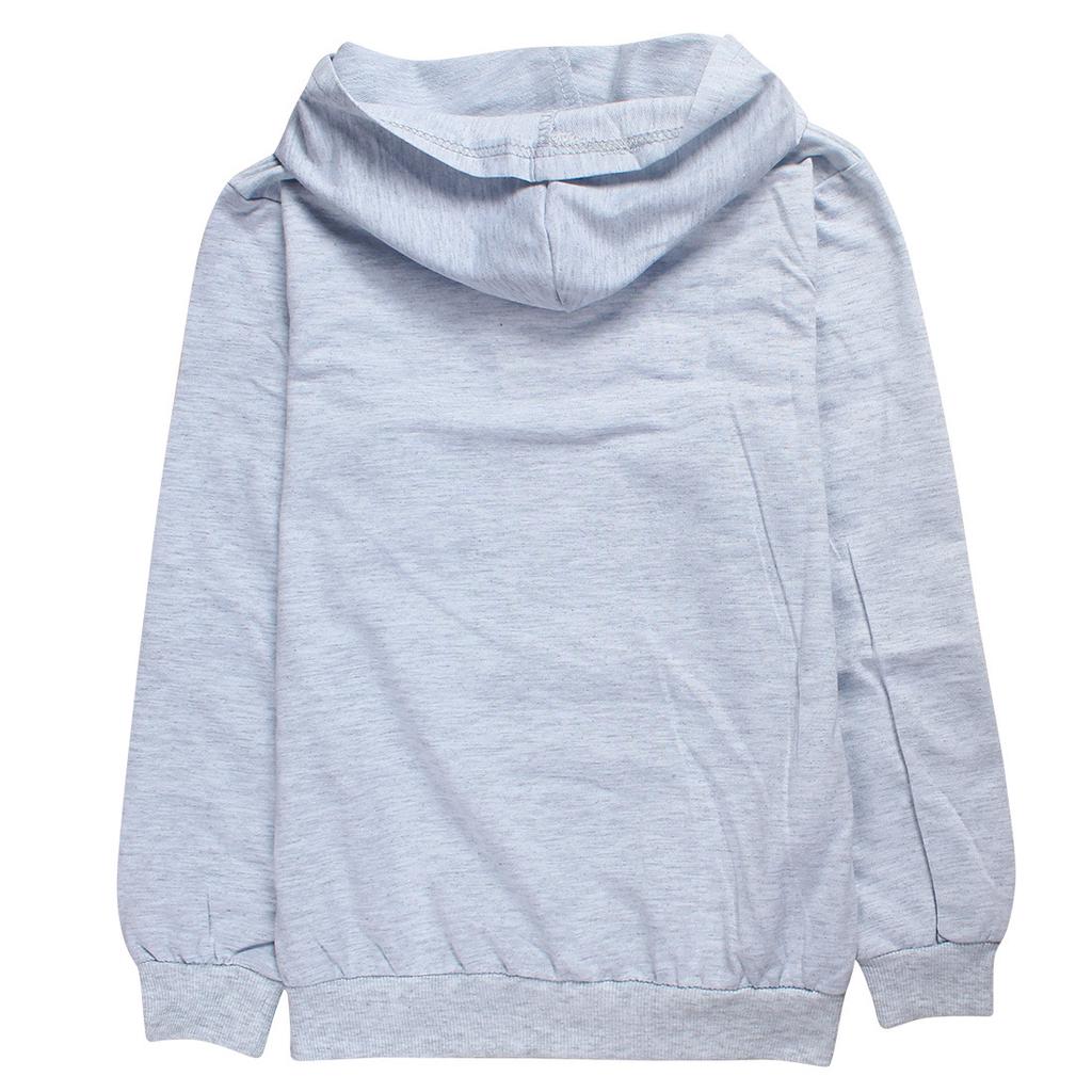 Modischer Kapuzenpullover mit Aufdruck und langen Ärmeln für Jungen und Mädchen